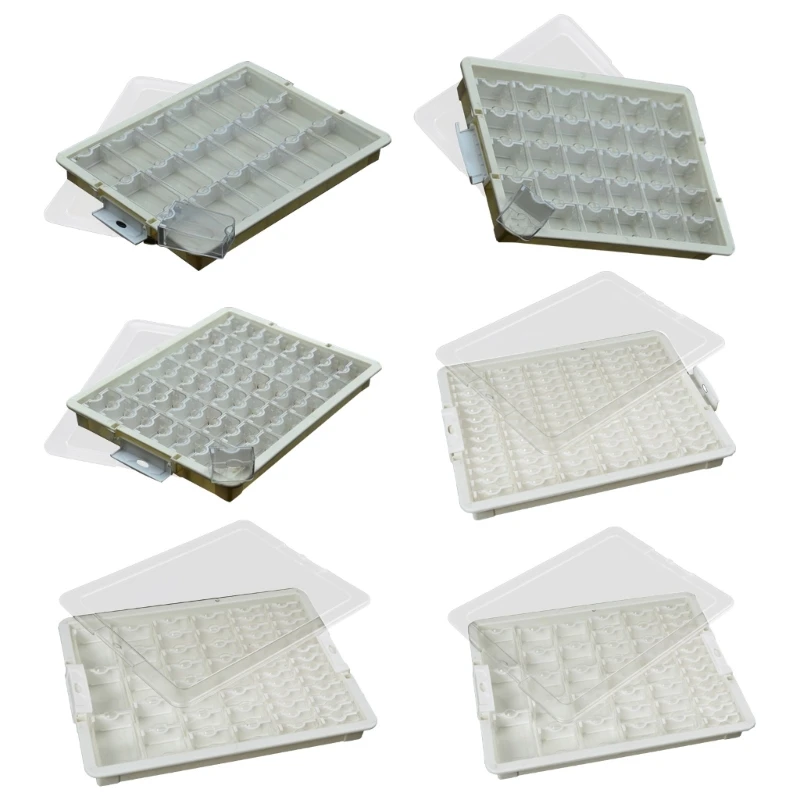 

Коробка-держатель для бусин с отдельными секциями для дизайнеров ювелирных изделий, коробка с прозрачной крышкой, Прямая