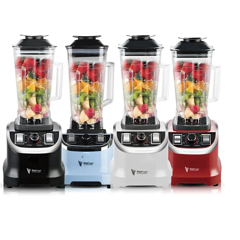 European Regulation Blender Household Commercial Smoothie Machine 1800W Soy Milk Fruit Juicer Electric Blender