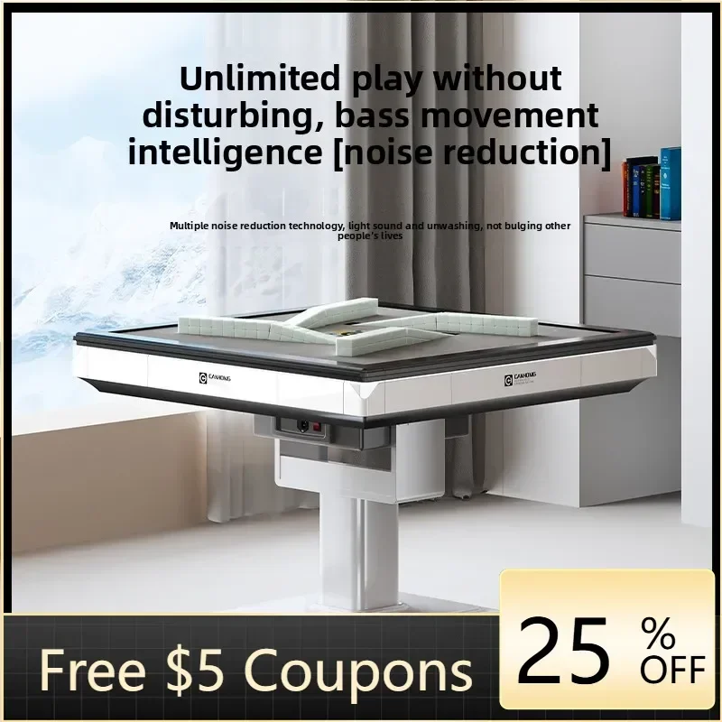 Roller Coaster Mahjong Machine Dining Table Dual-purpose Silent Folding Chess And Card Room Commercial Oblique MouthU14