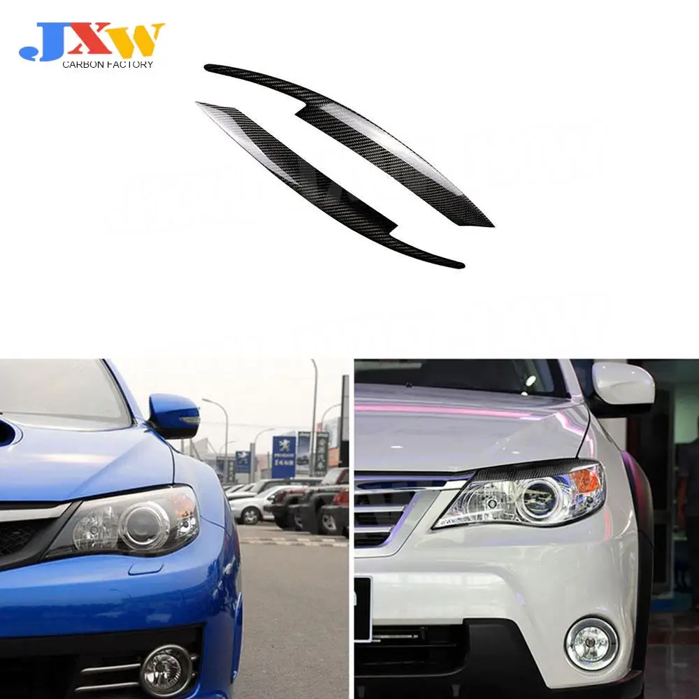 

Front Bumper Eyelid Eyebrow Trims for Subaru WRX 10th 2008-2011 Headlight Eyelid Lamp Eyebrow Cover