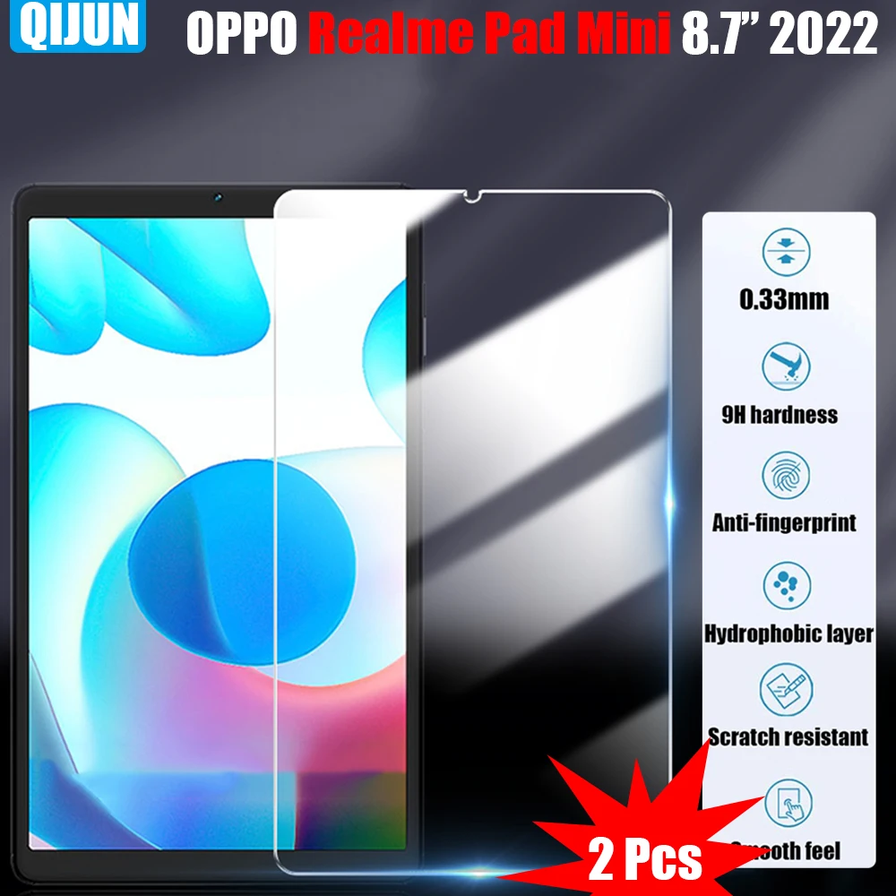 

Tablet Tempered glass film For OPPO Realme Pad Mini 8.7" 2022 Explosion Scratch proof membrane Anti fingerprint protective 2 Pcs