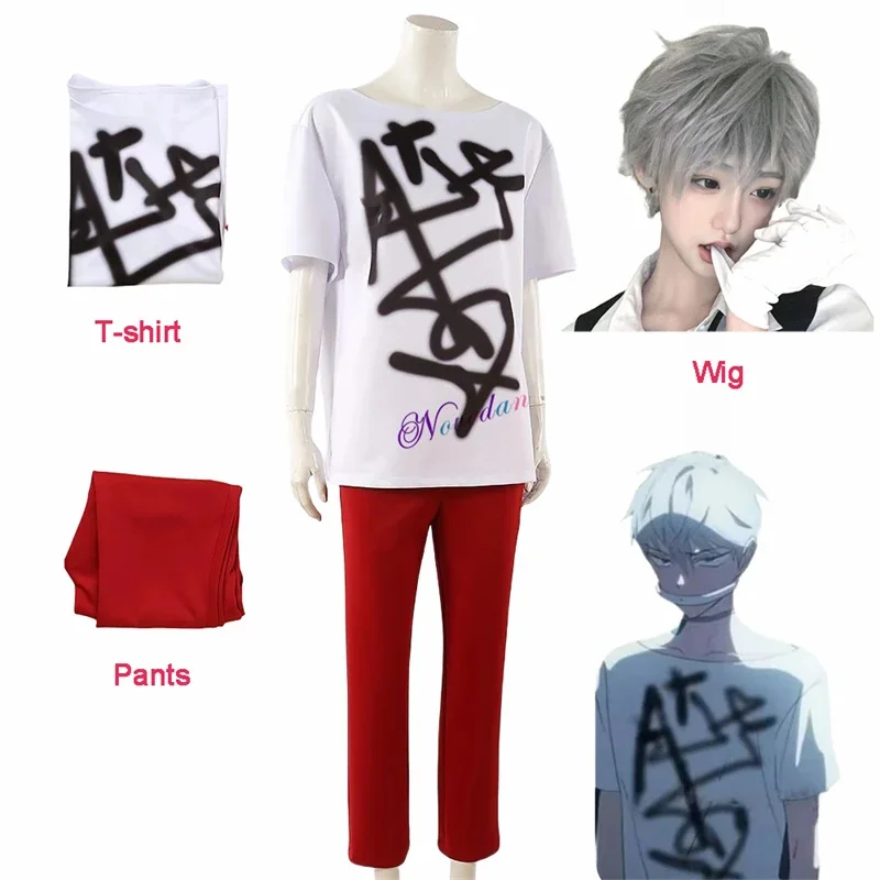 

Till Alien Stage Cosplay Costume Till Cosplay Wig Anime T-shirt Pants Women Men Party Halloween Carnival Roleplay Suit