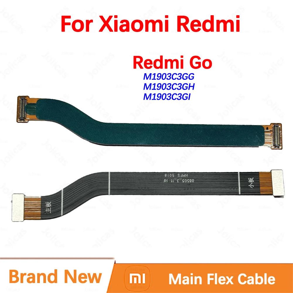 

100% новый оригинальный основной гибкий кабель для Xiaomi Redmi Go, соединительный кабель для материнской платы, замена основной платы M1903C3G Flex