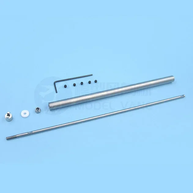 3mm L10/15/20/25/30cm RC Model Boat Shaft Assembly Stainless Steel Drive Dog Shaft+Shaft Sleeve+Crutch Gasket+Self-locking Nut
