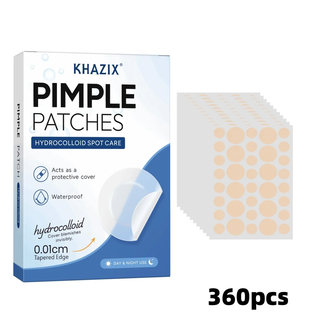 Round acne patches in various sizes, suitable for a wide range of people, gentle and non-irritating.