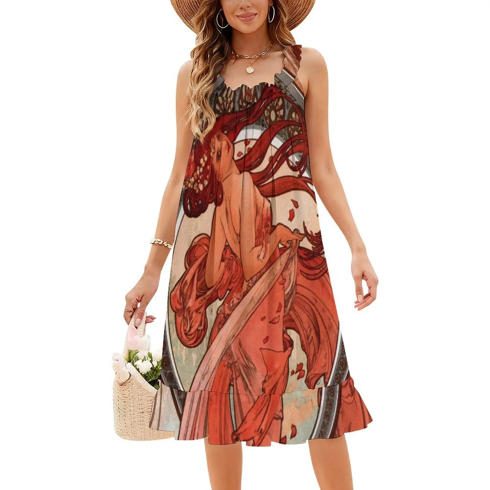 فستان حفلات أنيق للسيدات من ألفونس موكا فستان على شكل حرف A مع خيارات قصيرة/طويلة/بدون أكمام فن الرقص نوفو ألفونس #4