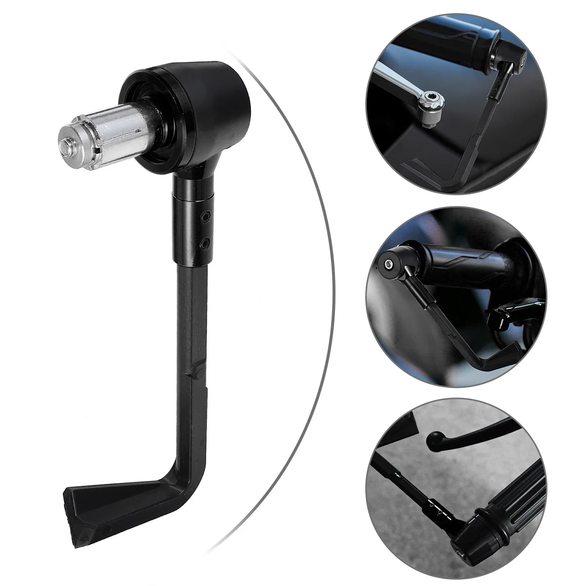 

1 Pair Motorcycle Handlebar Brake Clutch Protector Alloy Non-Slip Durable Grip For Motorbike Modification Accessory Handlebars