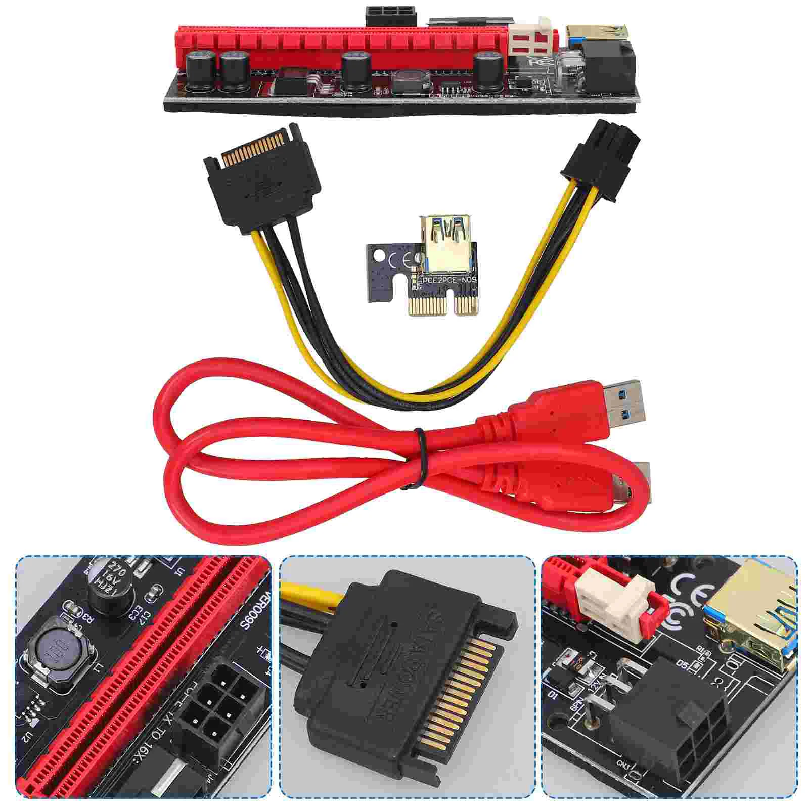 

Graphics Card Connector Extension External Cards Computer Gpu for Laptop Pcie Stand