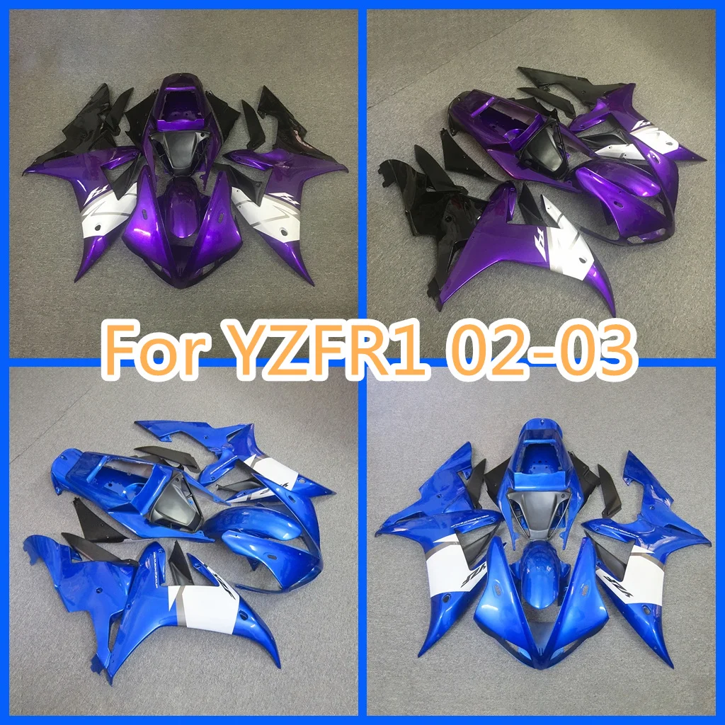 Motorcycle Lucky Purple Bodys For YAMAHA YZF-R1 2002 2003 Bodywork YZF R1 1000CC YZFR1 02 03 YZF1000 2002 2003 OEM Fairing Kit