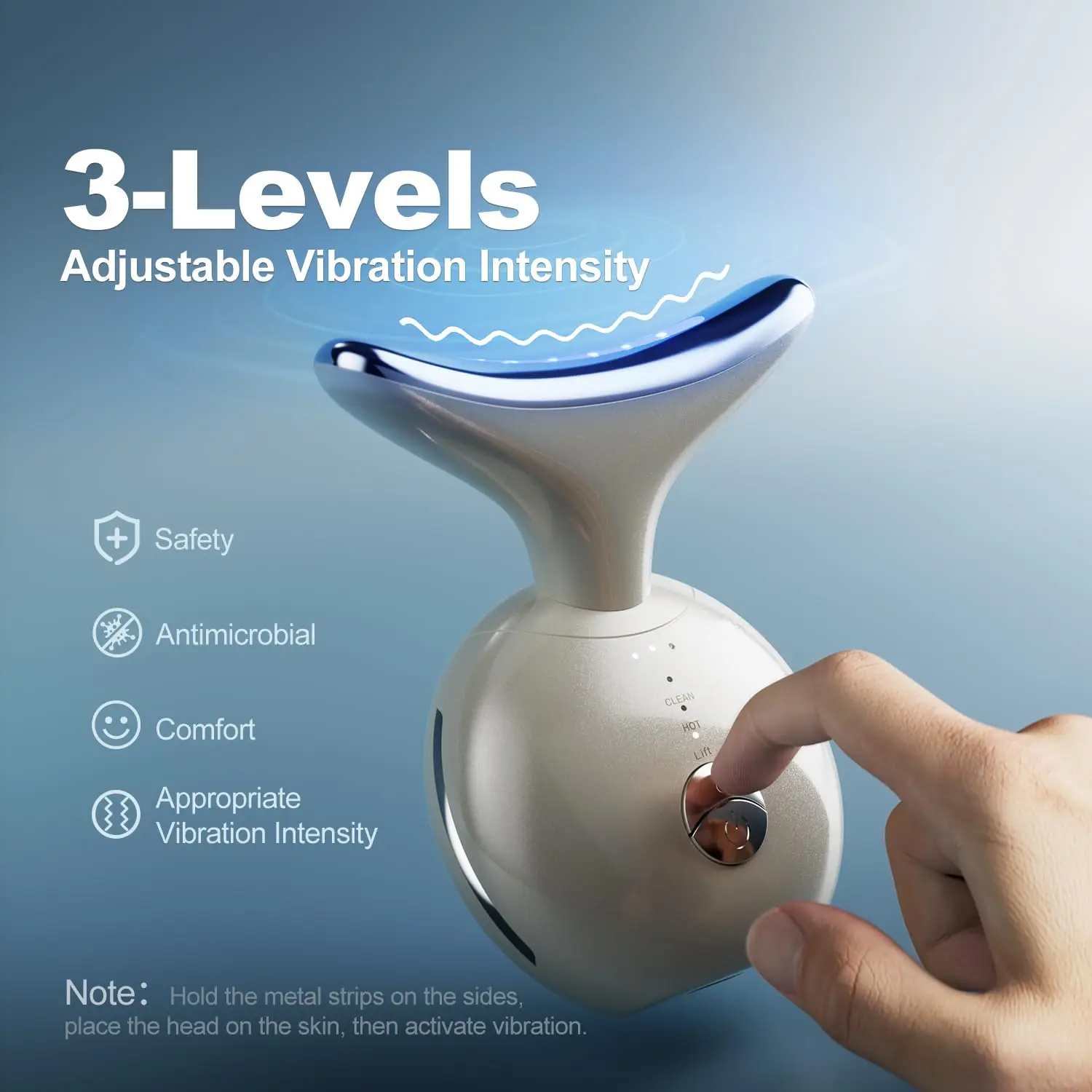 7 Color Neck Face Lifter Ems Neck Face, portable neck and face massager,Lifting Massager Skin Tighten Device,beauty instruments view 4