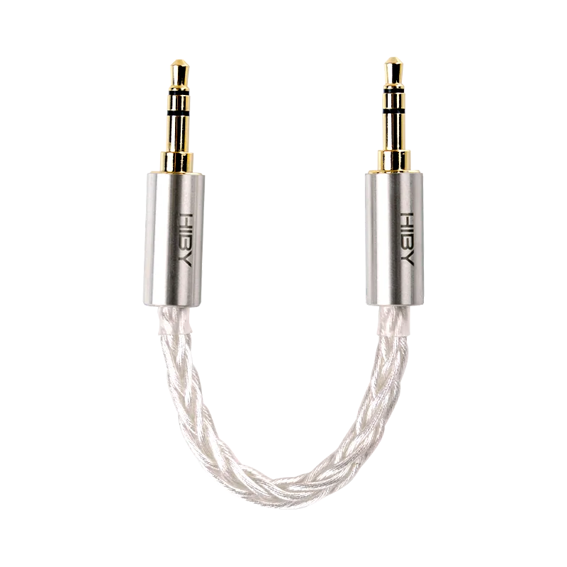 HiBy AUX HiFi kabel Audio męski pozłacany miedziany Jack 3.5mm / 4.4mm dla R2 R3 R5 R6 R8 MP3 odtwarzacz muzyczny głośnik samochodowy