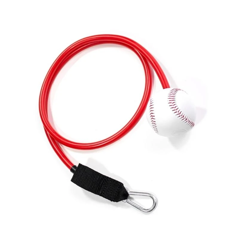 Baseball Exercise Band with Interchangeable Baseball Grip, Resistance Band Tool X7JD