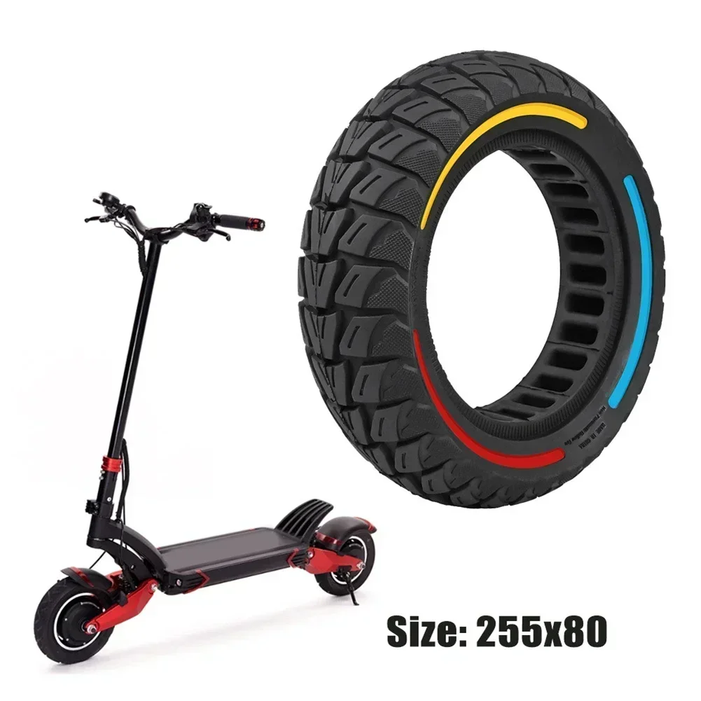 

10 Inch 255x80 Solid Tire 10*3.0 For Zero 10X For Kaabo Mant Electric Scooter Cycling Scooter Parts & Accessories