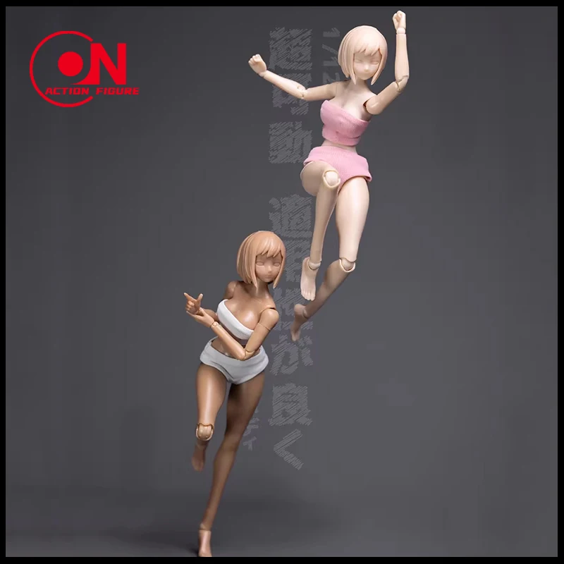 86TOYS T86-ST05/06 1/12 Maßstab Weiblicher Körper mit Üppigem Gesäß, 6'' Soldatenfigur, Superflexibel mit Großer Oberweite, Artikulierte Actionfigur