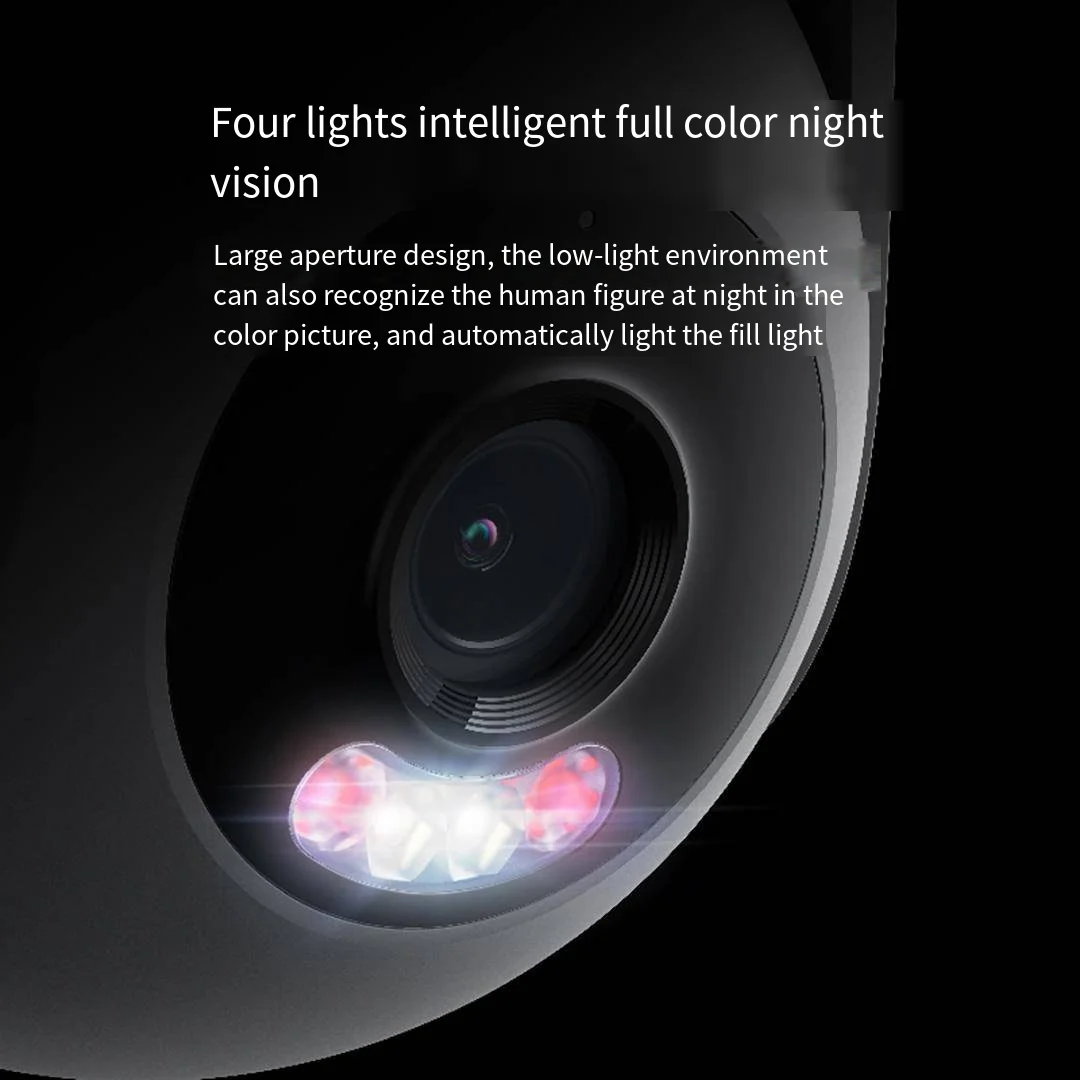 Xiaomi 屋外カメラ CW500 セキュリティ保護 WiFi6 3K ウルトラ HD 解像度フルカラーナイトビジョン IP66 カム Mijia スマートホーム