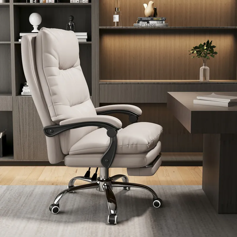 

Lazy Massage Office Chair Ergonomic Gameing Leather Luxury Comfy Kneeling Office Chair Cute Cadeira Ergonomica Furniture