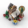 1439 pièces modulaires bureau de poste d'hiver Moc blocs de construction briques Architecture cadeaux d'anniversaire compatibles 10339 3