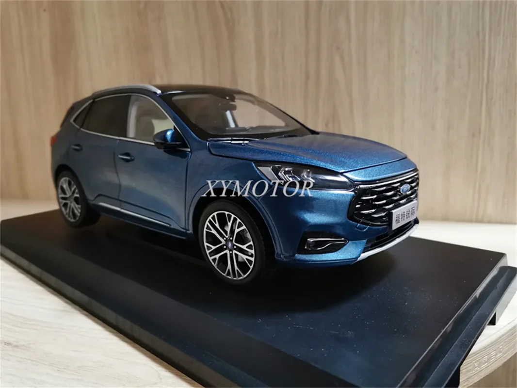 

Модель автомобиля 1/18 для Ford ESCAPE 2020 SUV Four Drive Pioneer, металлическая голубая игрушка, подарок, хобби, коллекция украшений