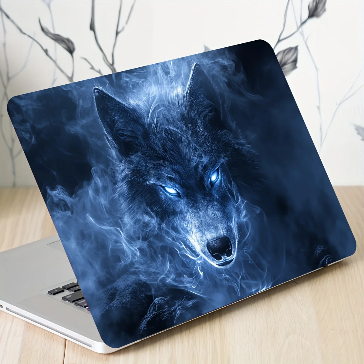 

Two attractive blue werewolf sticker sets for laptops - made of scratch-resistant vinyl art for laptops and laptops in a self-