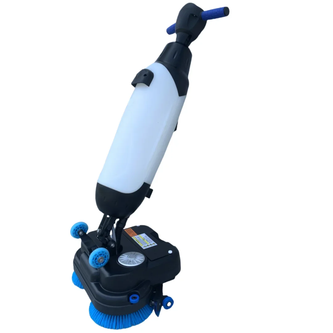 Mini Wet Floor Scrubber, Compact Commercial Floor Cleaning Machine，Cleaning width 430 mm
