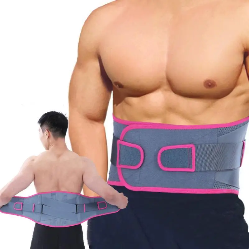 Breathable Lumbar Back Belt Women Men Lower Back Pain Relief Waist Support Belt Orthopedic Corset Abdominal Binder Health Care
