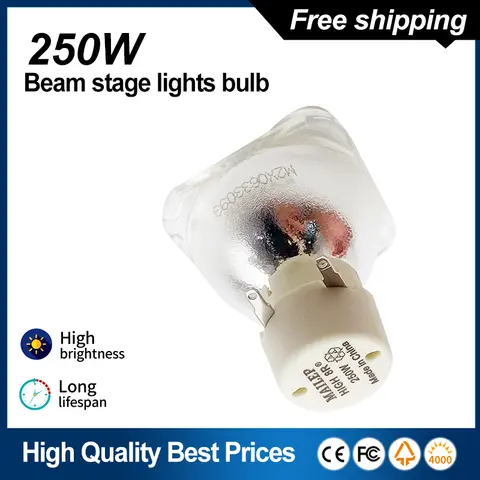 High Quality 250W 8R Lamp MSD Platinum For Beam Sharpy Moving Head Beam Light Bulb Stage Light