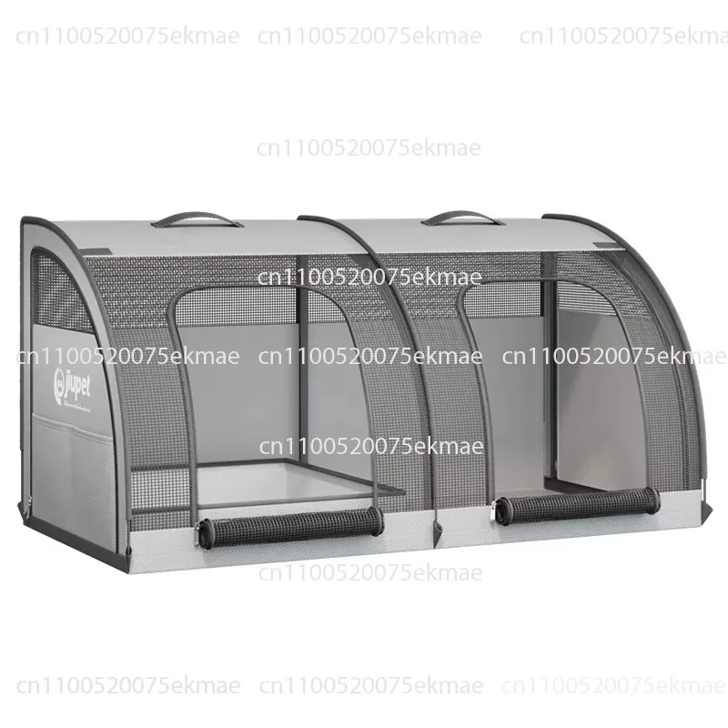 Small and medium-sized dog universal waterproof safety seat four seasons cat litter dog box zipper seal car kennel backpack