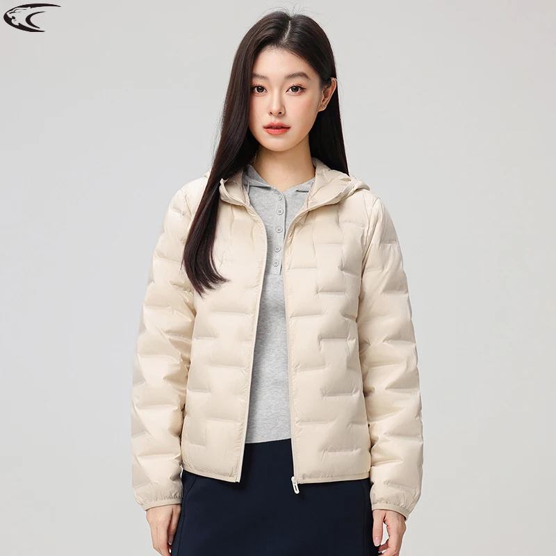 

LNGXO Women's Down Padding Jackets Winter Warm Waterproof Windproof Lightweight Windbreaker Camping Hiking Mountaineering Coat