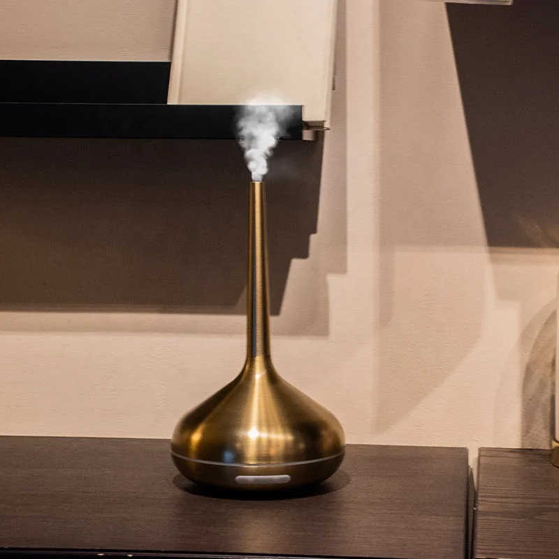 신형 럭셔리 향기 방향제 실린더형 아로마 기계 에센셜 오일 컬럼형 가습기 아로마 디퓨저