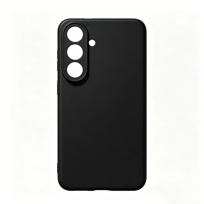 For Samsung S26 FE Case SamsungS26FE 5G Black Matte Soft Silicone Back Cover For Galaxy S 26 FE Cases S26FE Full Protective Capa