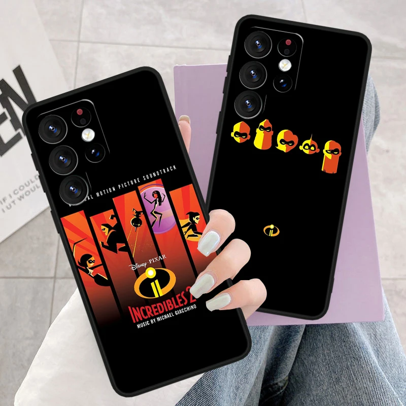 The Incredibles Cool For Samsung S24 S23 S22 S21 S20 FE S10e S10 S9 Ultra Plus Plus Soft Silicone Black Phone Case