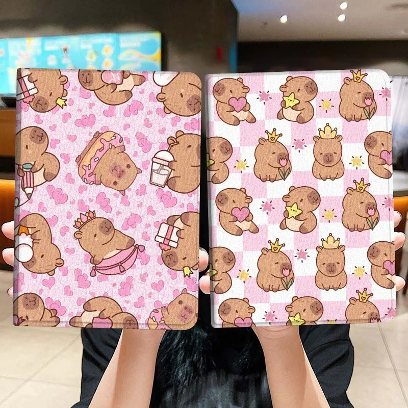 

Cartoon Anime Capibala Tablet Case For Xiaoxin Legion Tab Y900 Y700 K10 M10 P11 Pad Pro GT Plus 3rd Gen 4 8.8 11 11.5 Cover