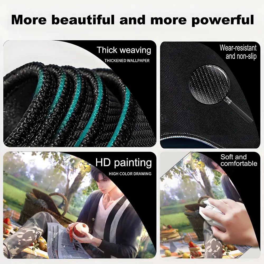 Love and Deepspace Mousepad Custom Skin Cartoon Anime Gaming Mouse Pad Keyboard Mouse Mats Desk Mat Accessories Girls Bedroom