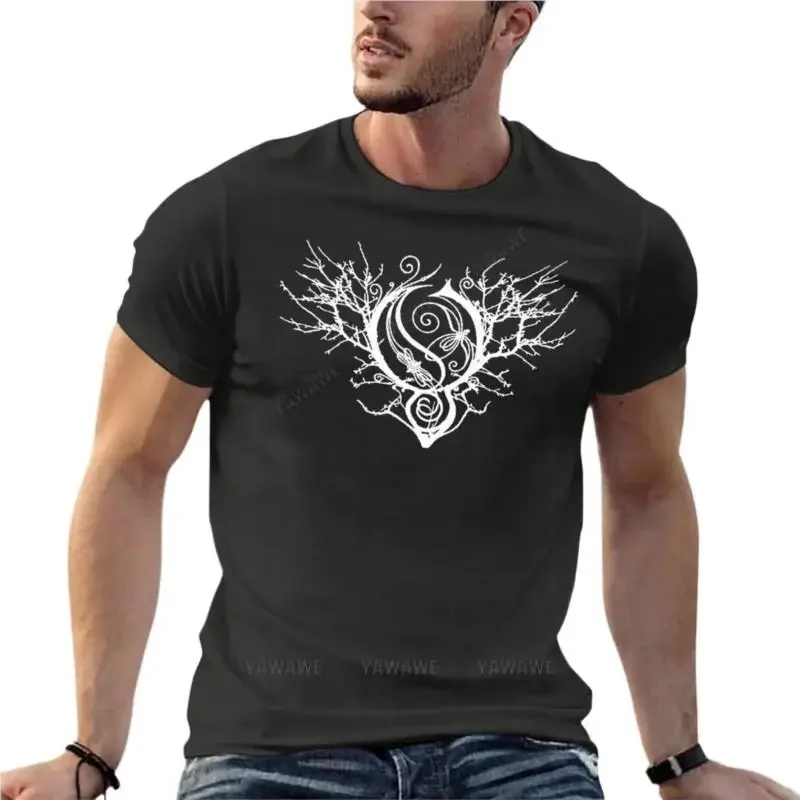 Opeth My Arms Your Hearse Band-camisetas de gran tamaño para hombre, ropa de calle de manga corta, Top de talla grande