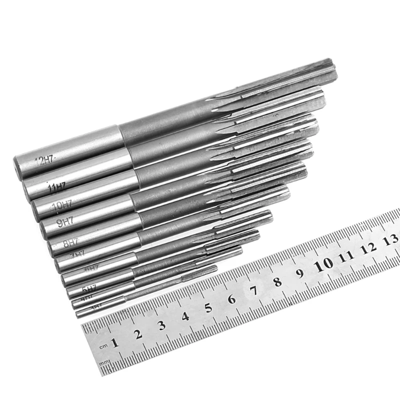 3-12mm HSS Straight Shank Chucking Reamer Machine Reamer Milling Cutter Tool