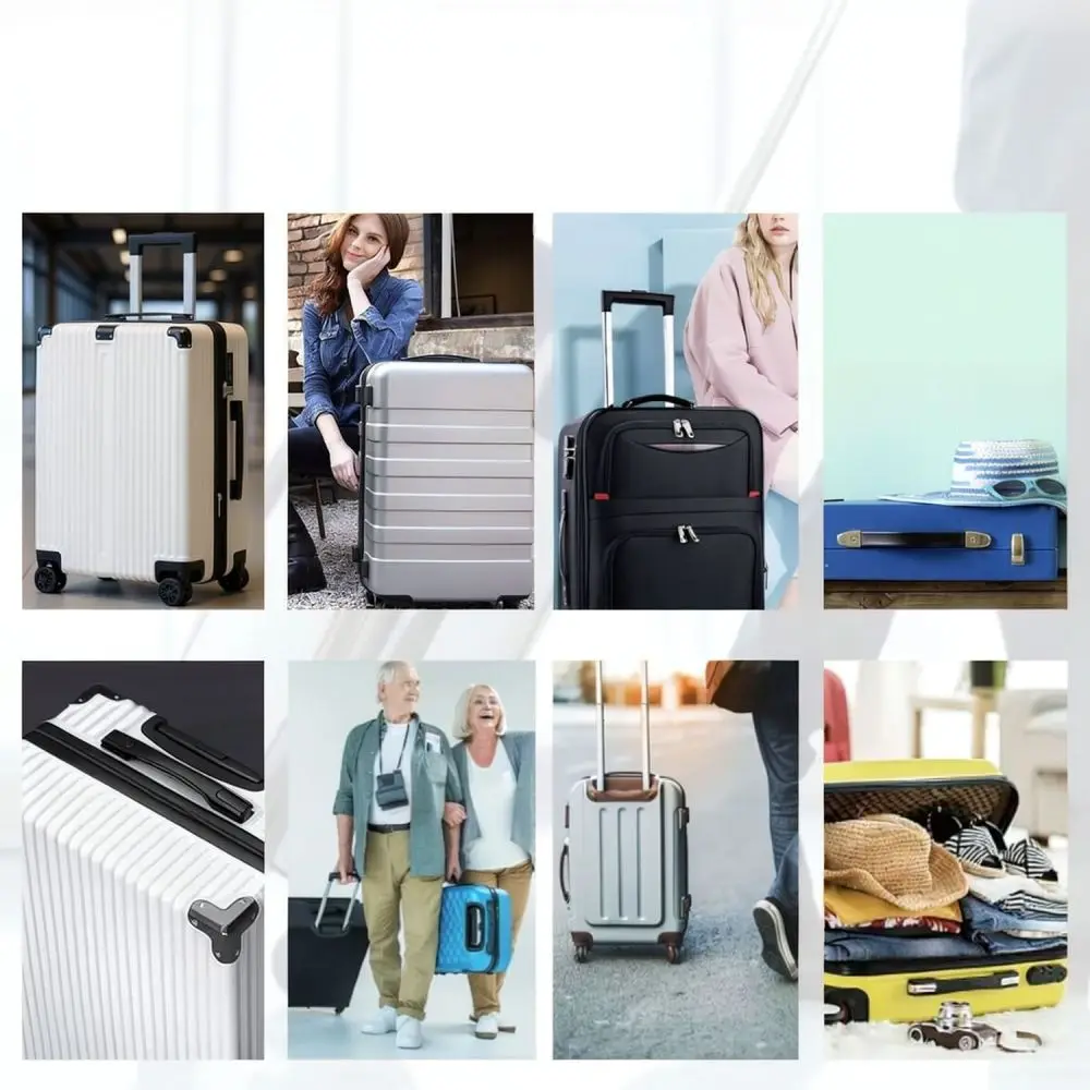 Durable Suitcase Handle Rod Replacement For Tuyouzhe Travel Bag 9 Inch Plastic Luggage Repair Spare Component Set