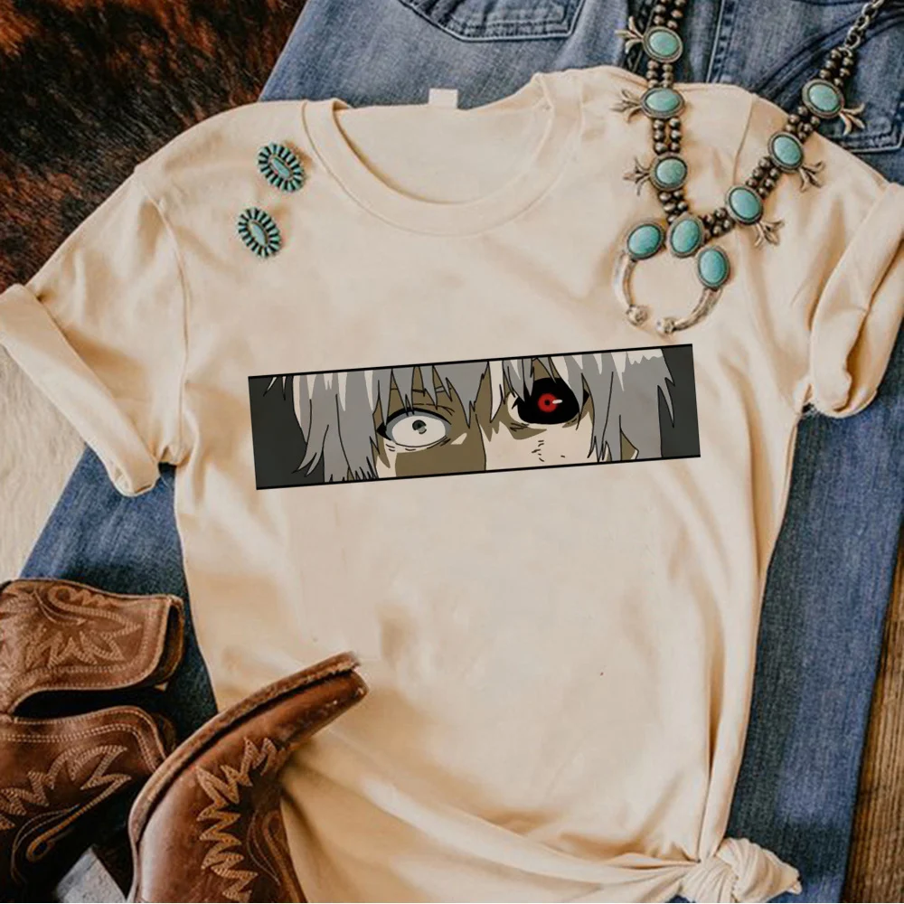 Tokyo Ghoul top women summer tshirt girl manga clothing