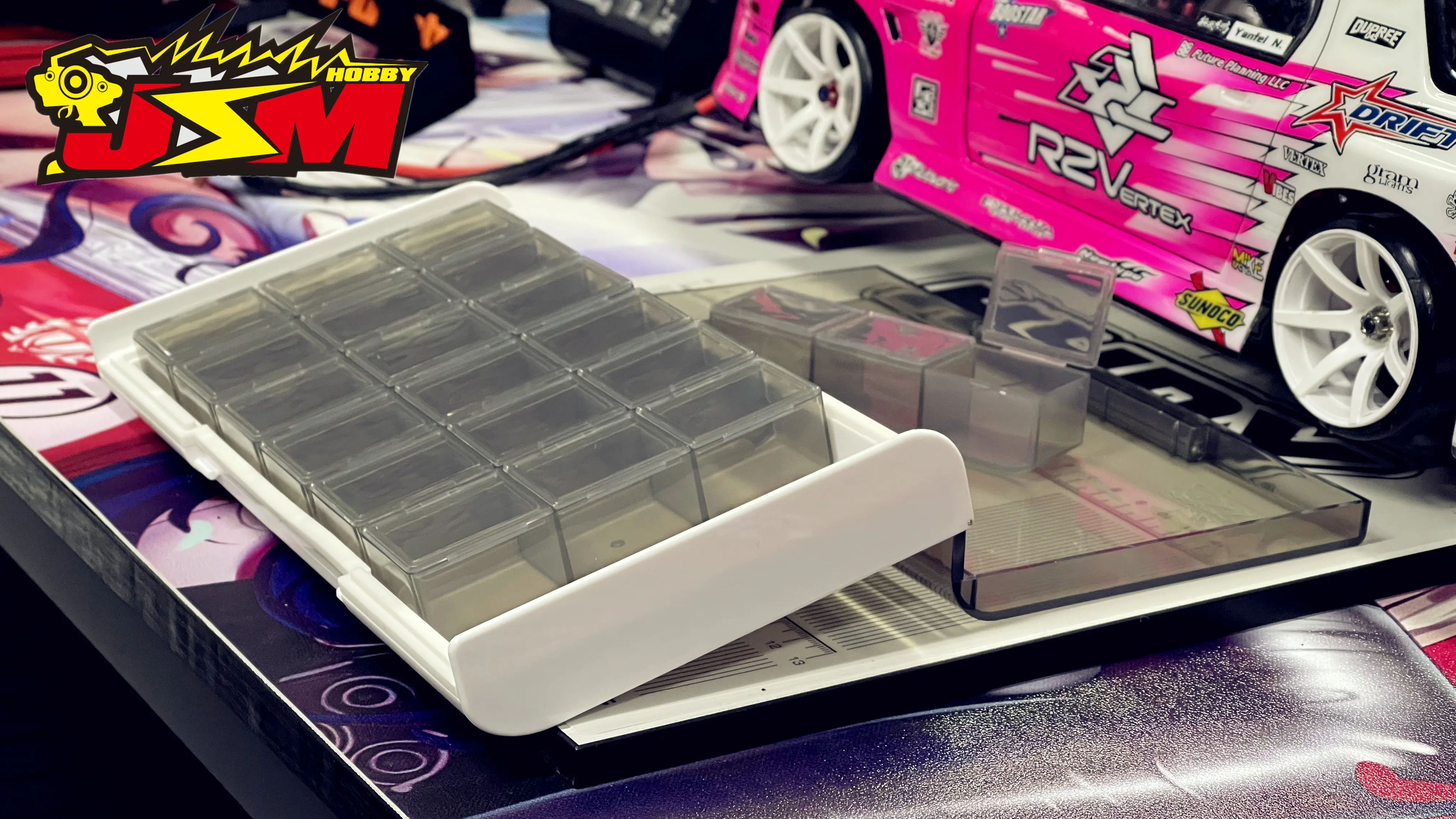 Multi-function 21-cell box Screw box tool box made by JSM Hobby