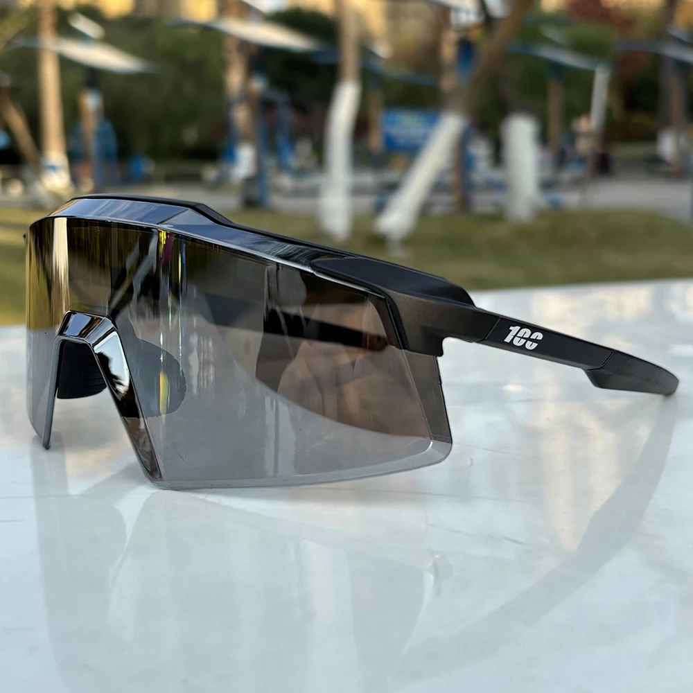 100 نظارات شمسية لركوب الدراجات UV400 حماية الرجال نظارات الدراجة الجبلية نظارات رياضية خارجية نظارات الدراجة Oculos De Ciclismo