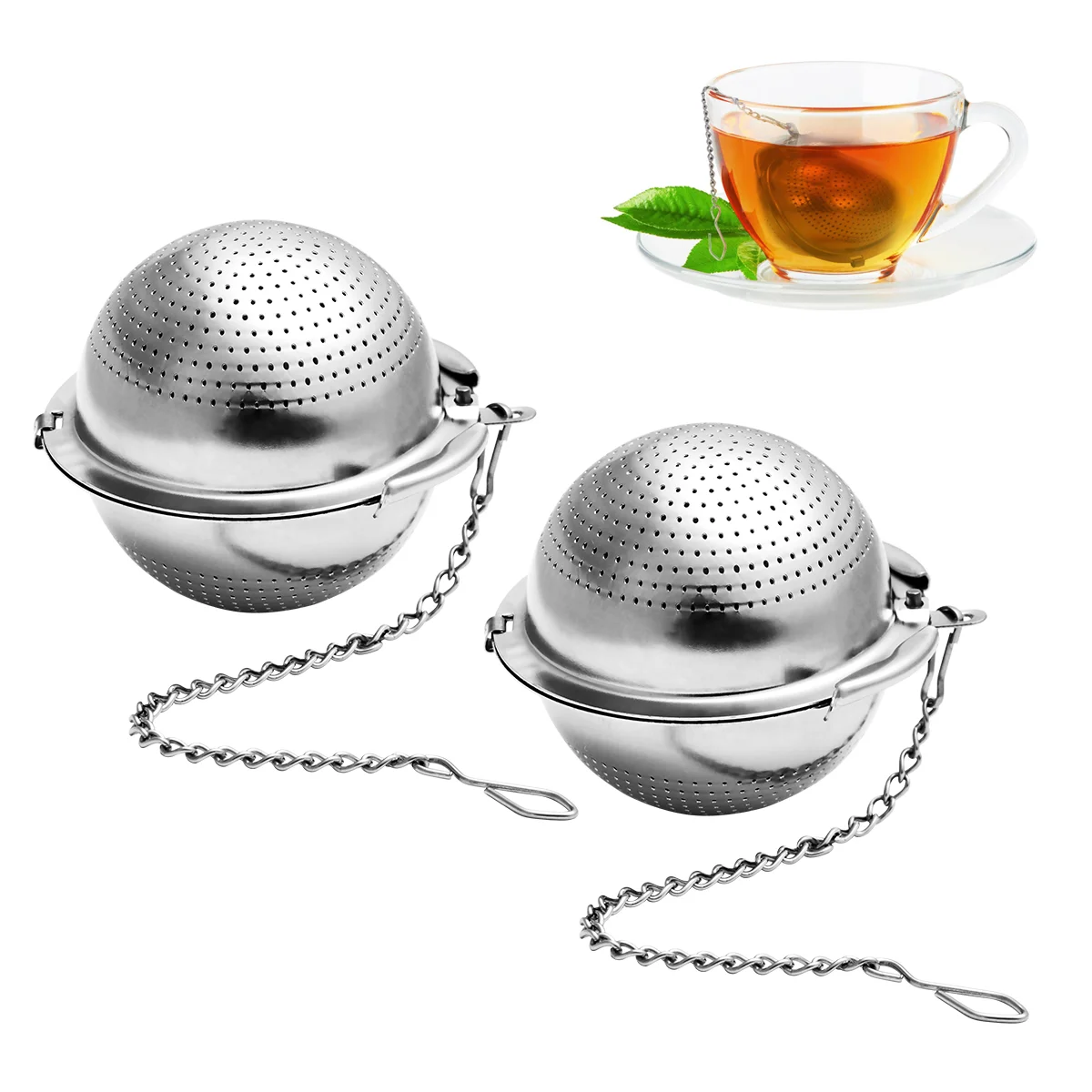 Tea Brewing Gadget Infuser Ball Loose Utensil Leaf Strainer Reusable Filter Tool