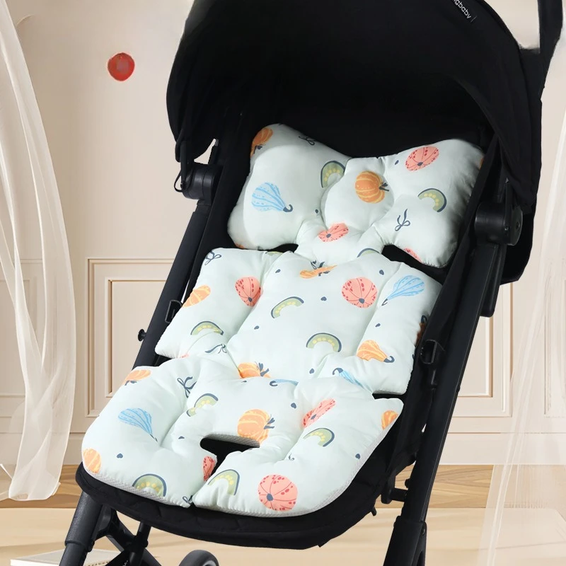 ユニバーサルベビーカークッションパッド-ソフトで暖かいインサート-ハイチェアカーシート用-洗えるシートライナー-オールシーズン対応-赤ちゃんの快適さの必需品