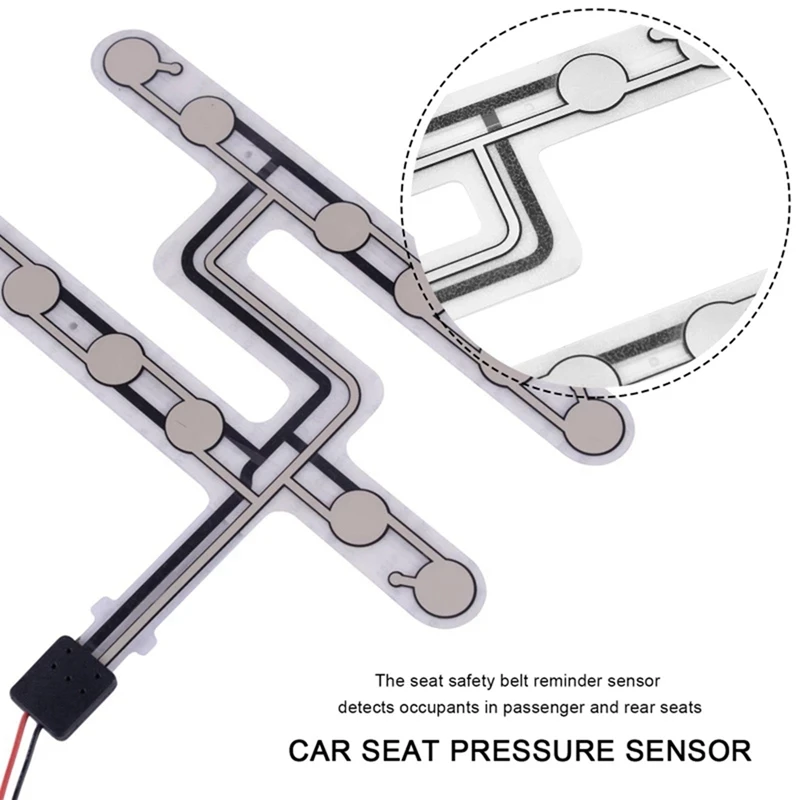 3X Universal Car Seat Pressure Sensor Safety Belt Warning Reminder Pad Occupied Seated Alarm Accessory