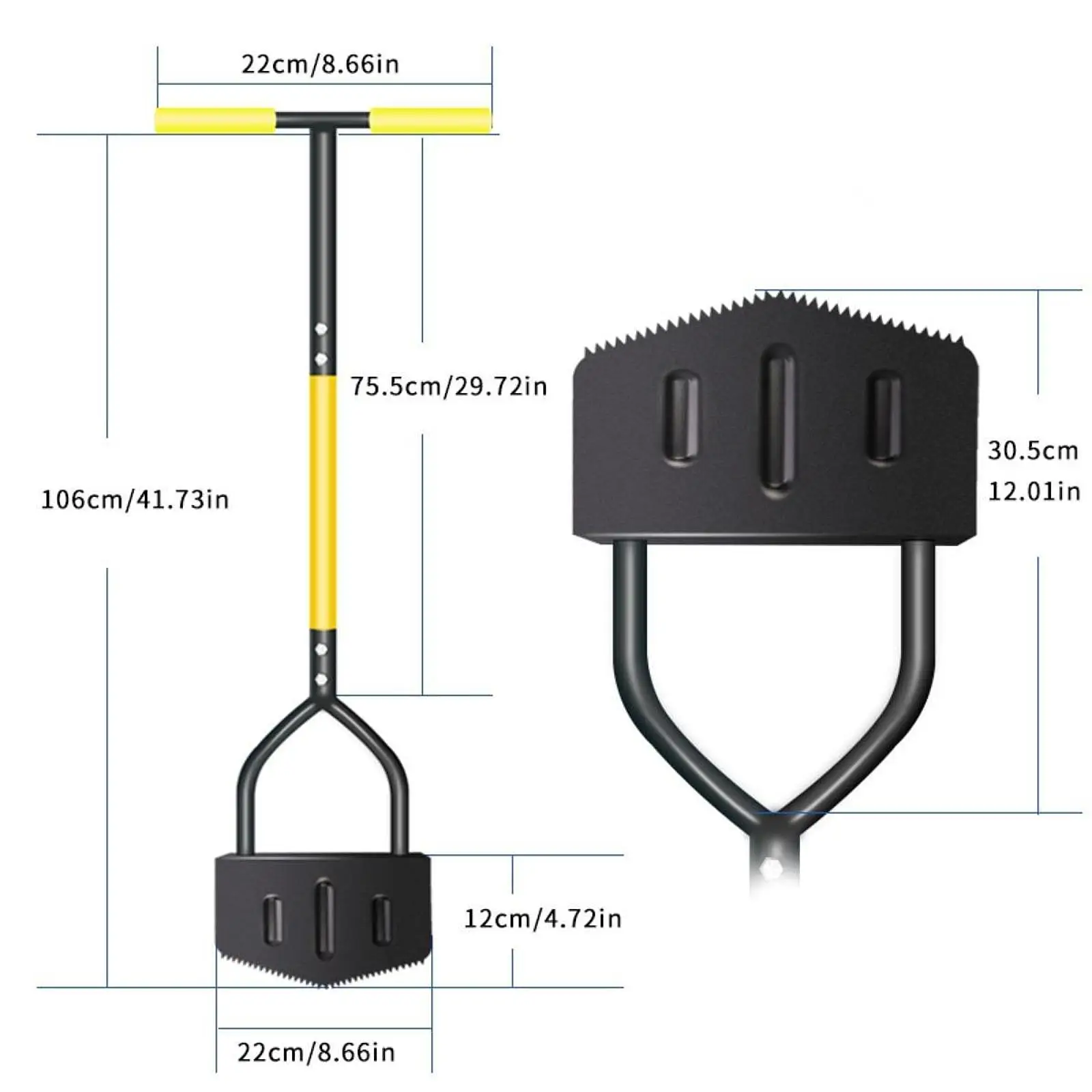 Lawn Edger Landscaping Edging Tool Versatile for Driveways with Long Handle