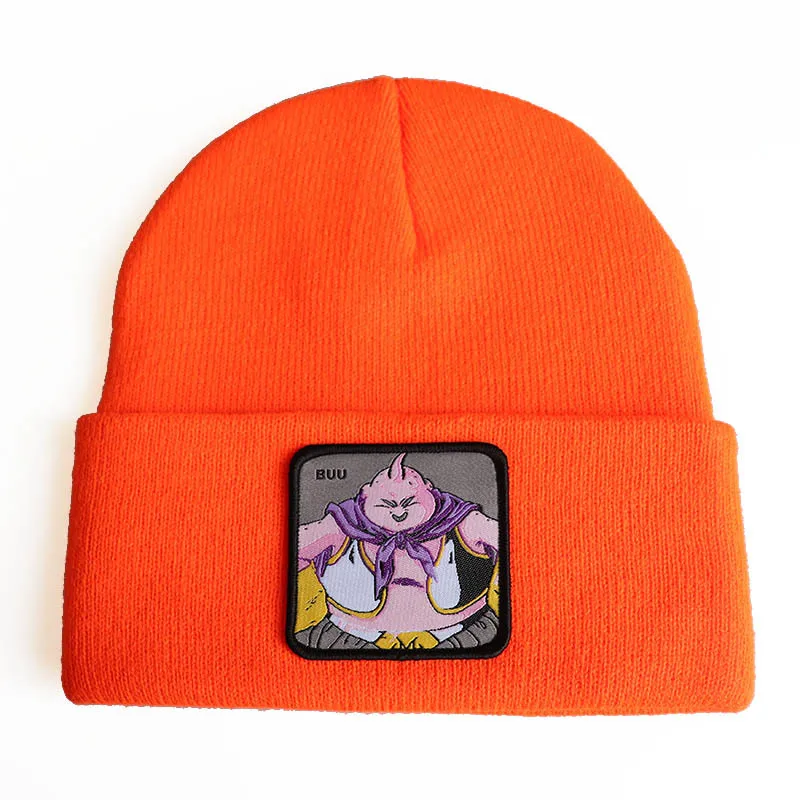 التنين الكرة ابن غوكو محبوك قبعة ماجين بو المطرزة بلا حدود الكرتون أنيمي الدافئة الهيب هوب تزلج الرياضة الصوفية قبعة للرجال النساء