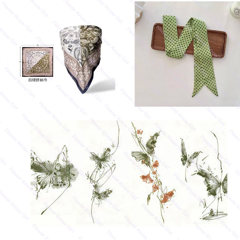 Cheeryep Qianyan “She Is Her Own Spring” Cosmetics Merchandise: Scarves, Handkerchiefs, Hairpin and Hand Mirrors