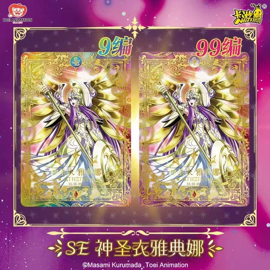 KAYOU New Saint Seiya Saint Cloth Awakening Card PR BP SE Rare Anime Character Collection Card Kids Toys A Birthday Present