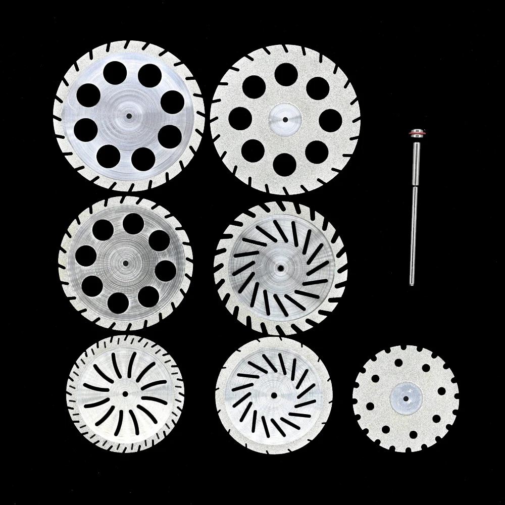 

Алмазный двухсторонний режущий диск для стоматологической лаборатории, диск для резки гипса, диск, стоматологический лабораторный инструмент 32-45 мм * 0,30 мм с оправками
