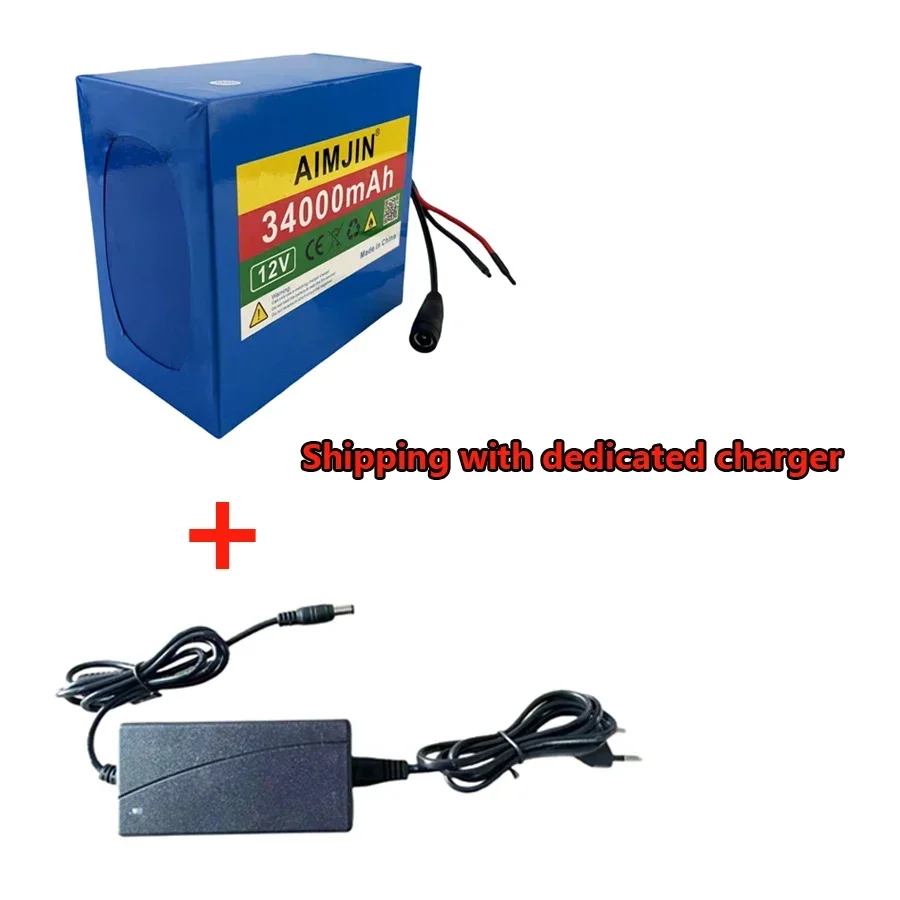 3S12P 12V 3400MAH Battery Pack Rechargeable Battery Suitable for BMSLED Speaker Tool Toy Car 18650 Lithium ion Battery