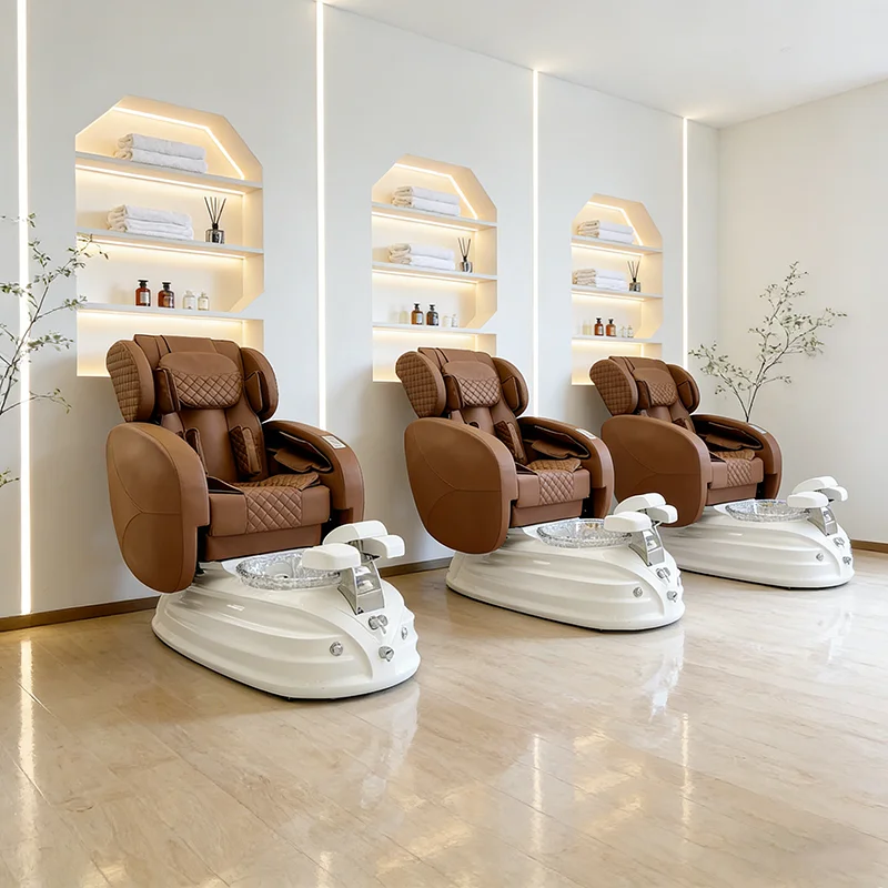High Quality Nail Salon Equipment Furniture Foot Care Spa Chair Luxury Modern Auto Massage Pedicure Spa Chair for Sale