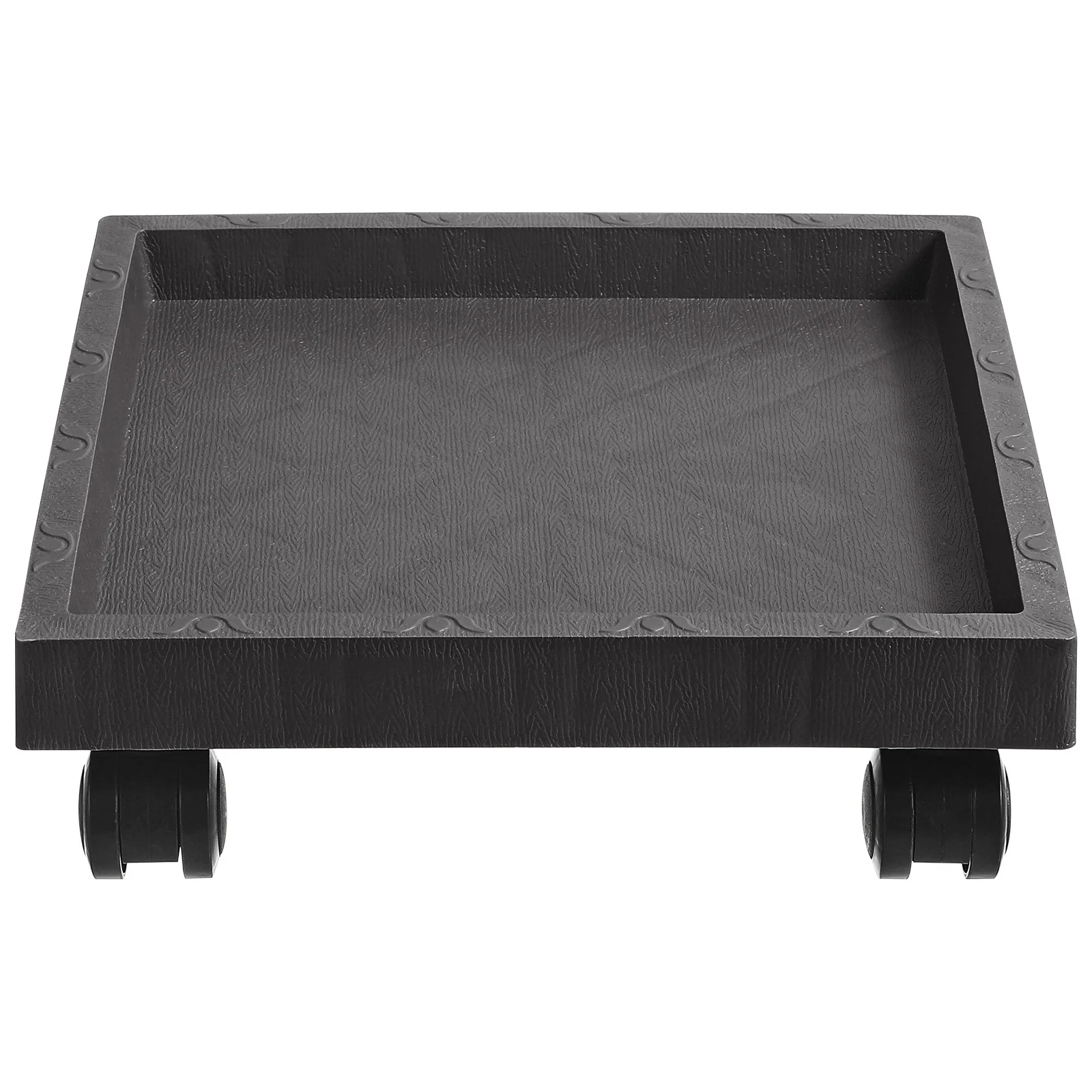 

Flower Pot Tray Holder Thickened Plastic Plant Stand Square Movable Indoor Outdoor Garden Patio Plant Trolley with Wheels